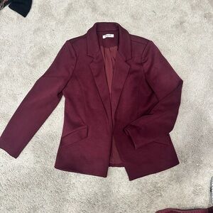 Petite Principle Burgundy Blazer
